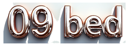 09 bed logo
